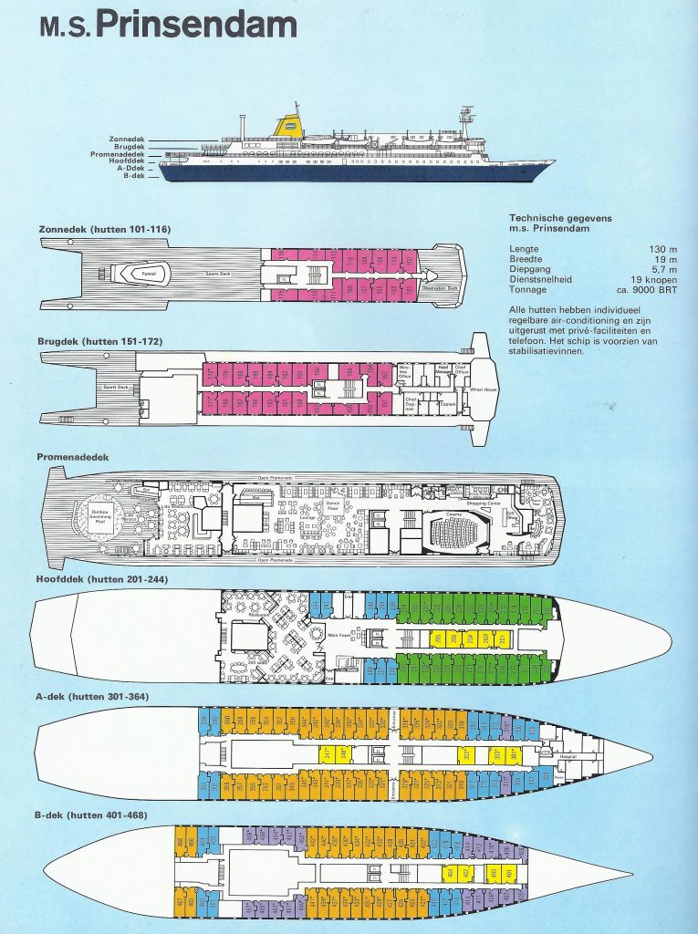 Prinsendam (1973 – 1980) Holland America Cruises – Cruise Ship Odyssey